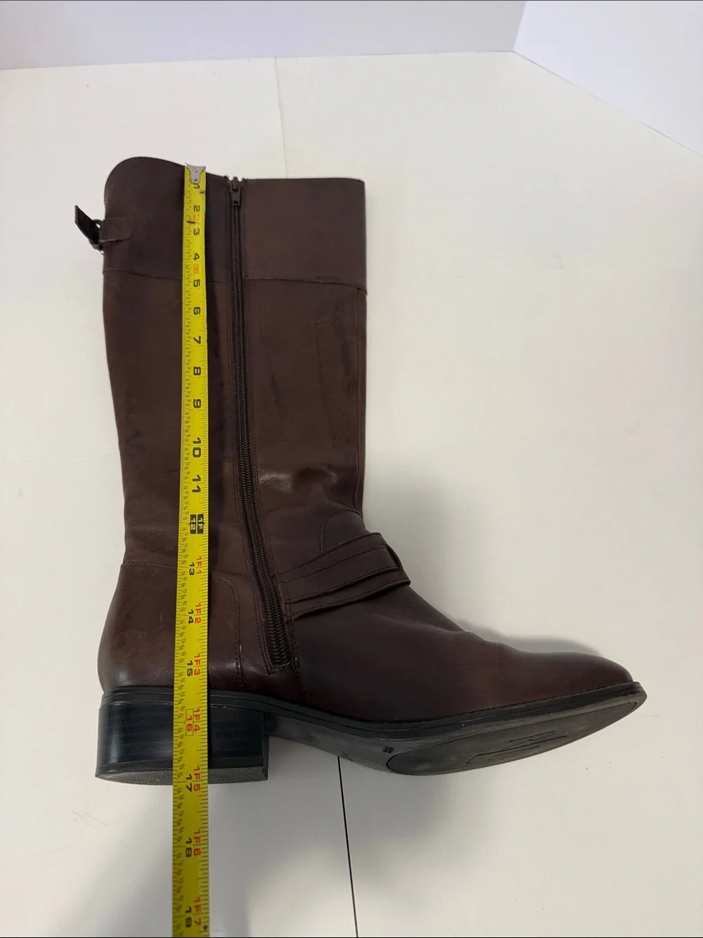 Lauren Ralph Lauren Brown Leather Over-the-Knee Riding Boots